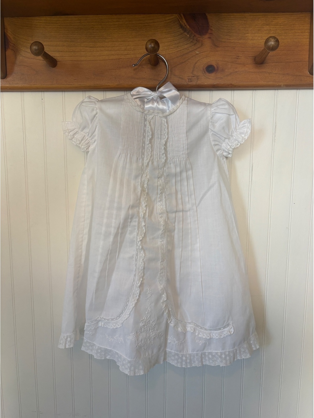 Feltman Brothers white baby gown